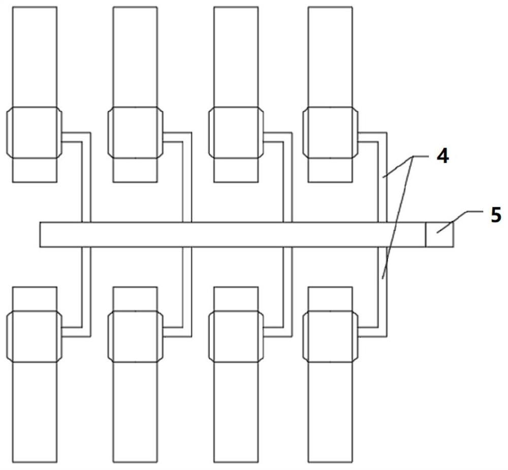 Preparation method of cathode with composite metal layer for rare earth electrolysis