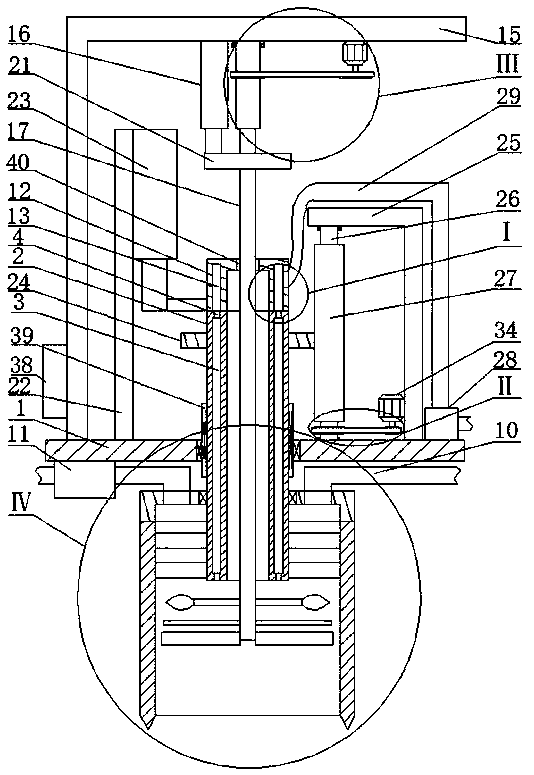 Drilling machine feeding device based on Internet of things
