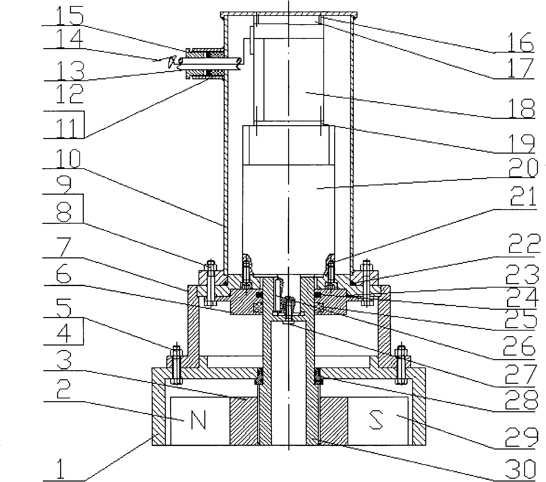 Amphibious bionic variable magnetism sucker