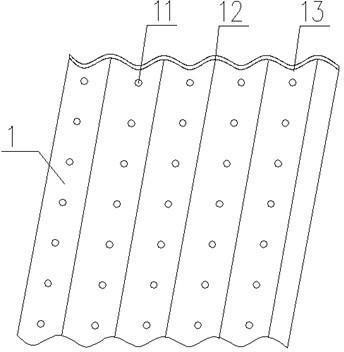 Perforated corrugated plate attachment apparatus for culturing sea cucumbers