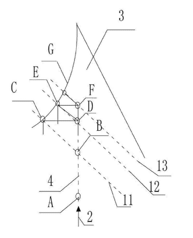 Measuring method of outer contour shape of metal part and detecting method of processing precision