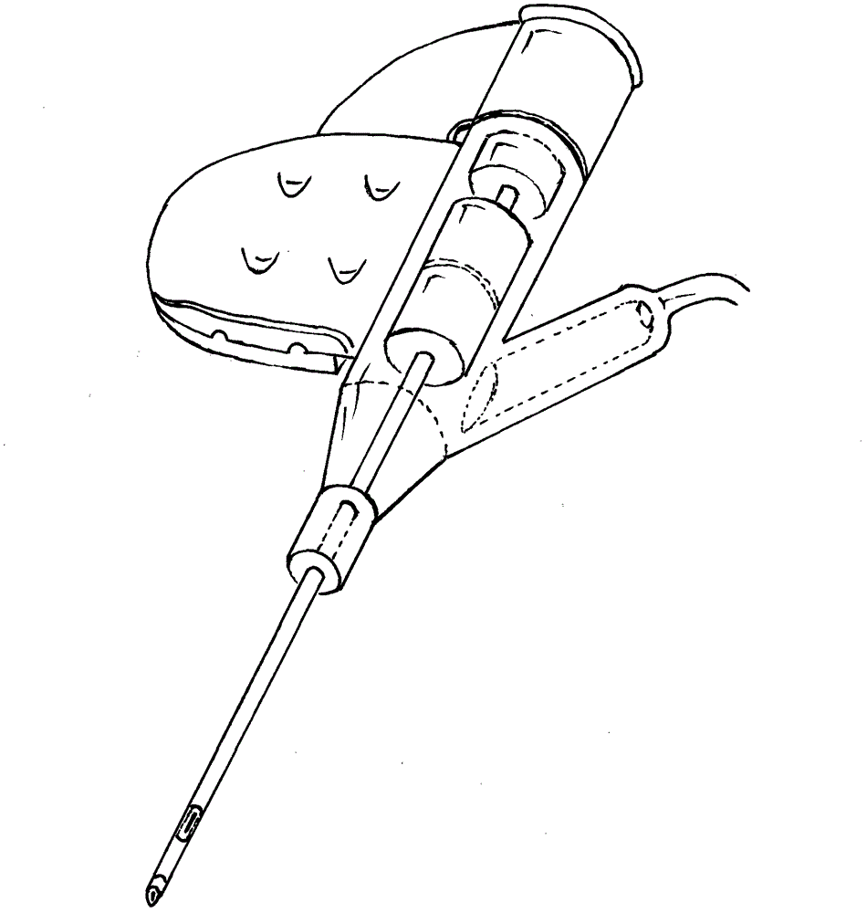 Disposable single hand insertion tube type vein detaining needle