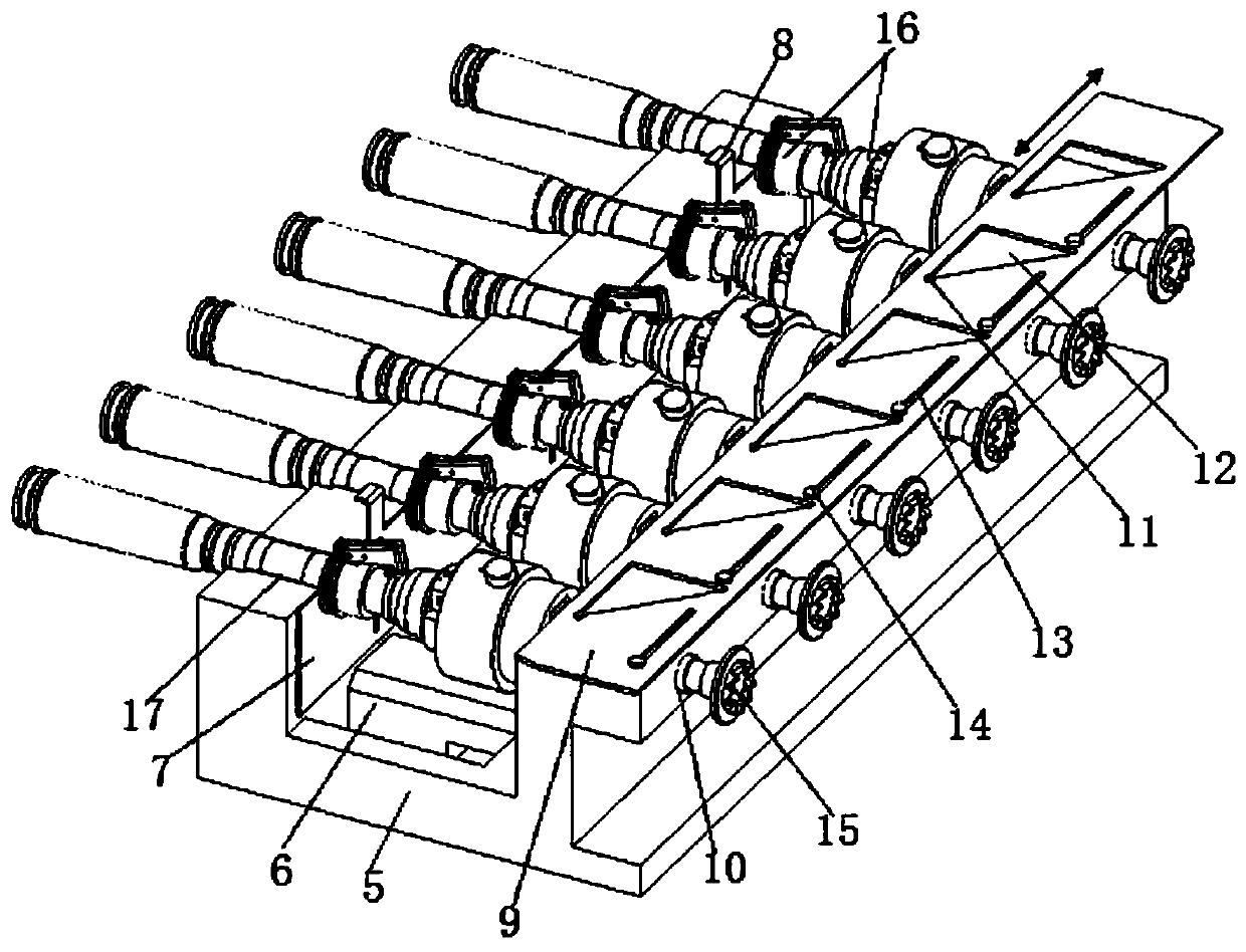 Cannonball disintegration line and disintegration method thereof