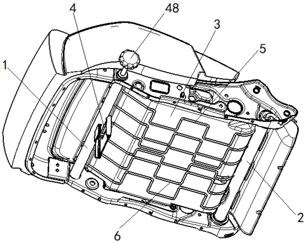 A system for adjusting the softness of automobile seat cushion