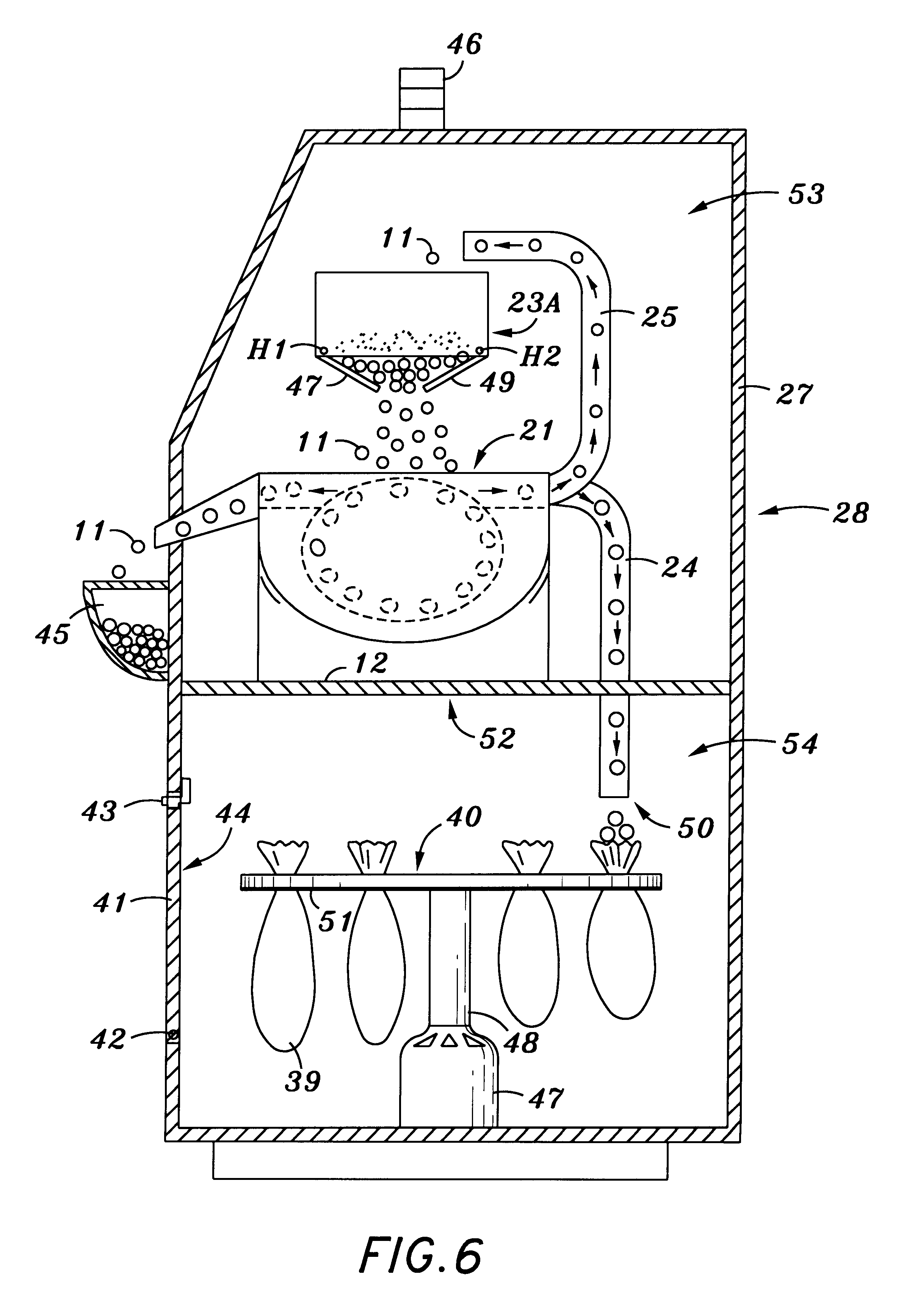 Coin delivery, storage and dispensing system for coin operated machines and method for same