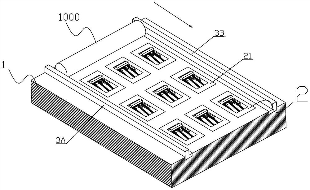 A damping deceleration system suitable for the transportation of coiled steel goods