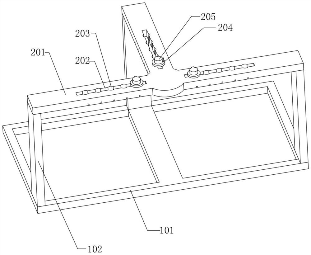 Multi-gap gear rotor system test platform with center distance capable of being changed at fixed point