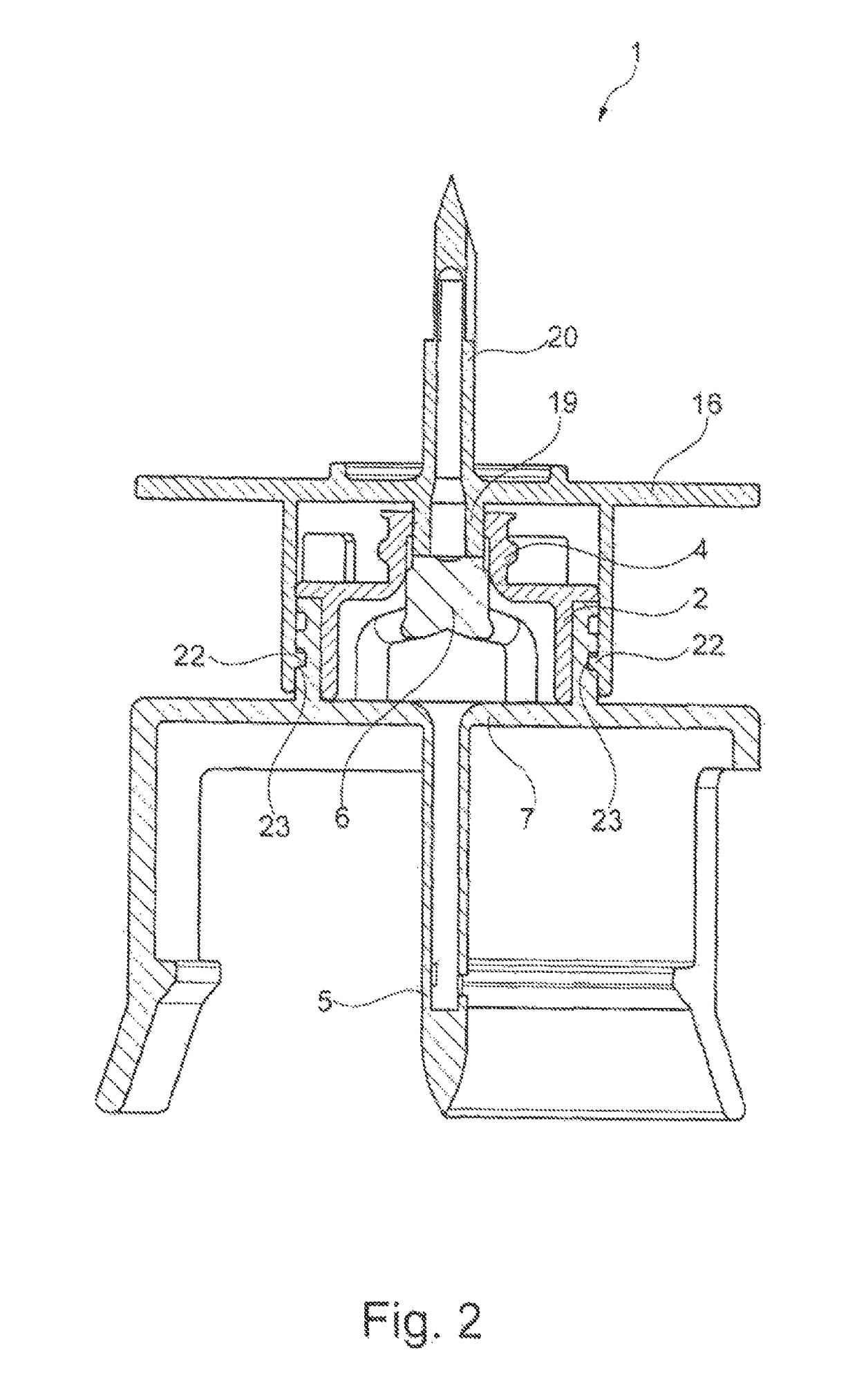 Fluid valve and fluid connection system
