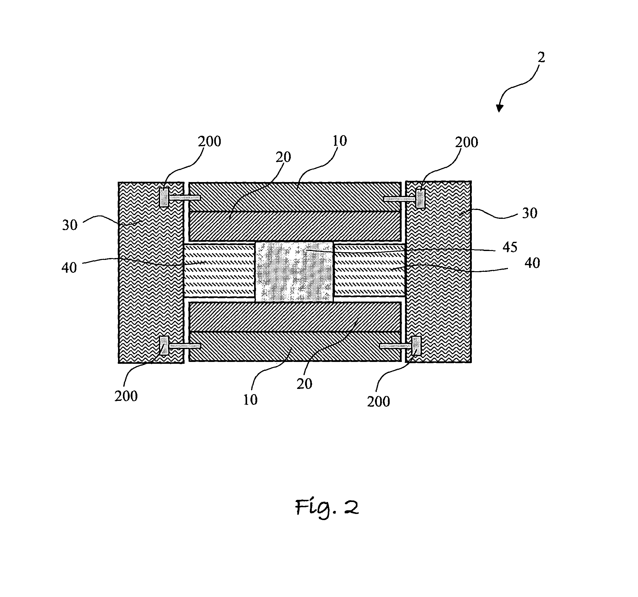 Cage in an MRD with a fastening/attenuating system