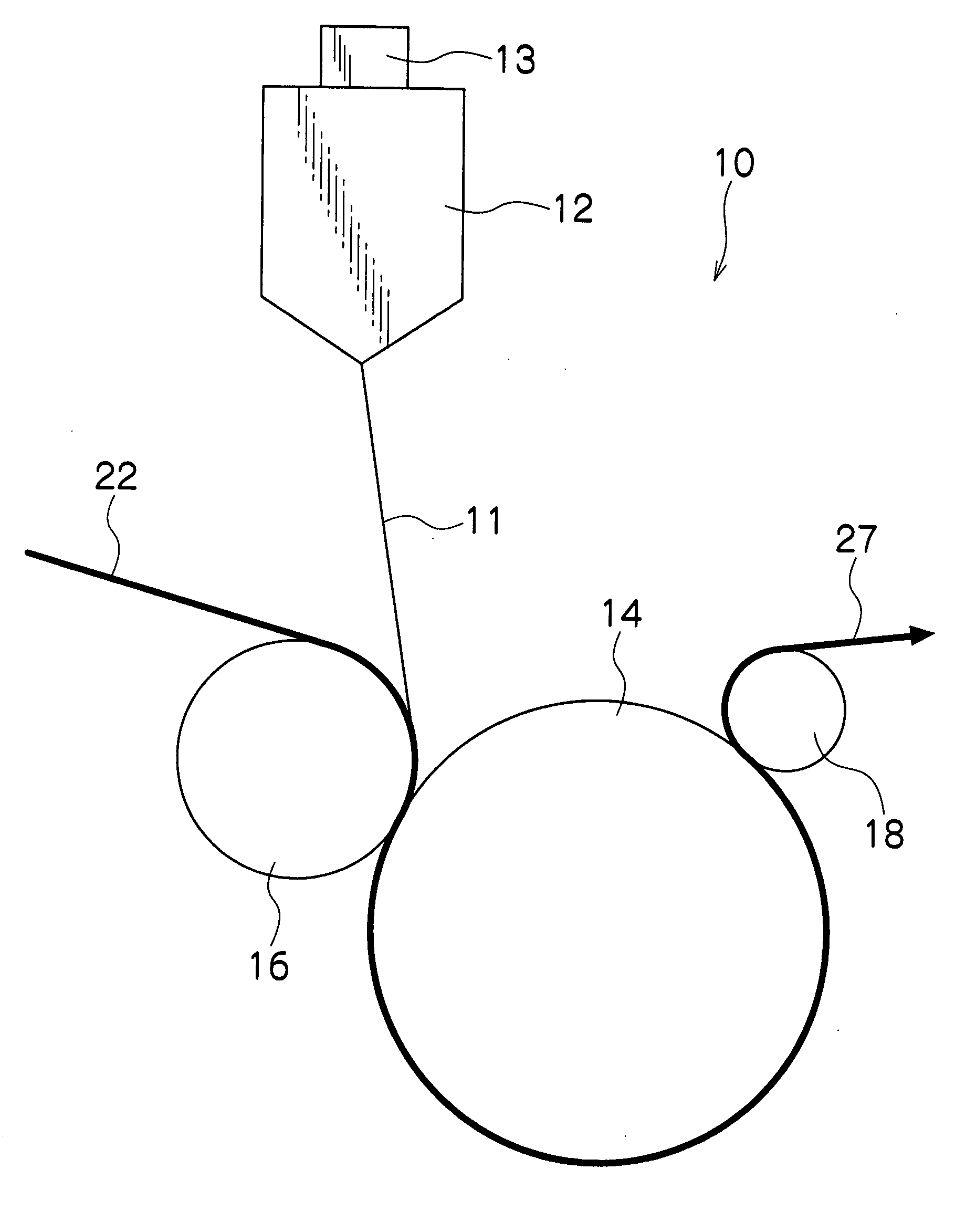 Method and apparatus for forming resin film