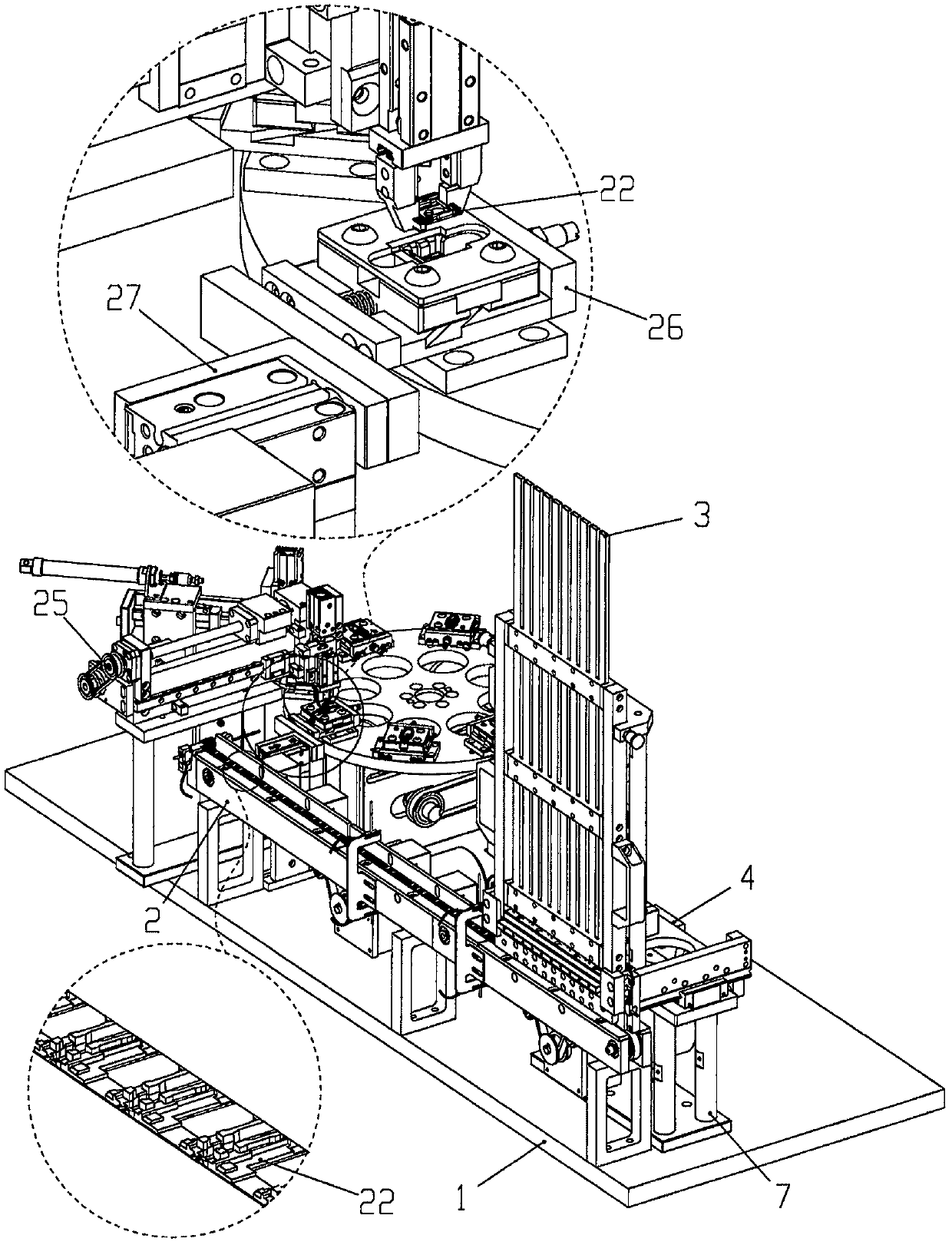 Connector intelligent transportation and assembly equipment