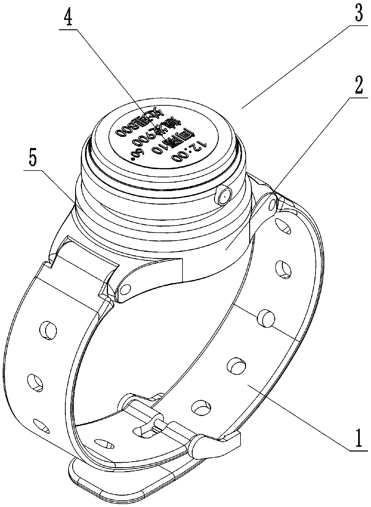 Wearable hand disinfecting device