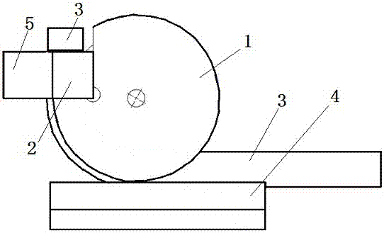 Narrow bending device and method for a wide flat magnesium alloy pipe