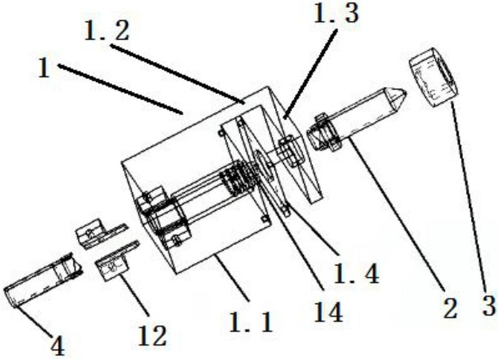 Locking device for battery box and body connection structure of battery box