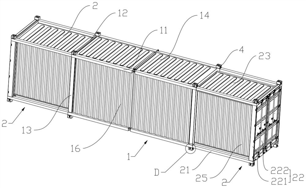 Foldable multipurpose standard container