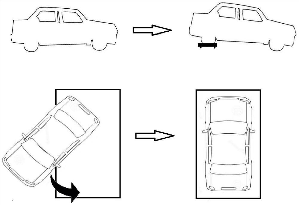An auxiliary side parking device and a parking method using the device
