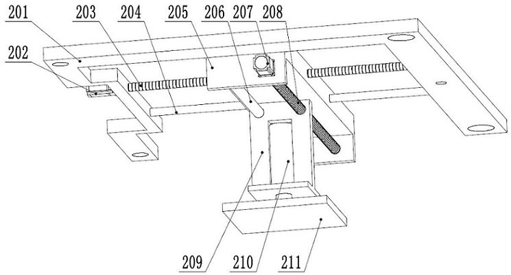 An automatic laying system of insulating sand for subway platform doors