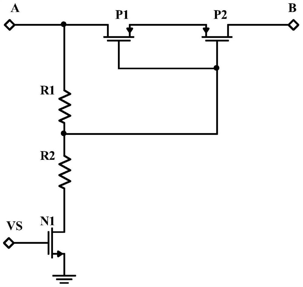 Novel high-voltage transmission gate circuit