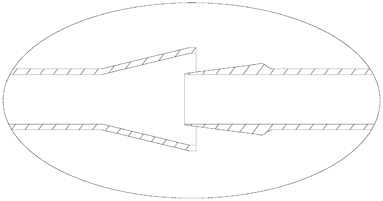 Welding process for copper aluminum tube