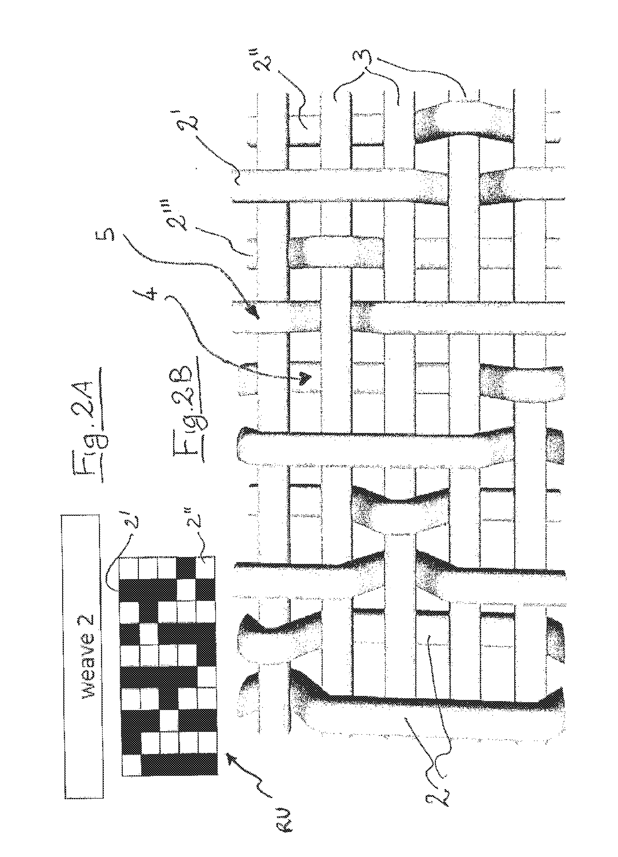 Woven fabric having the aspect of a scuba fabric, and method for producing the same