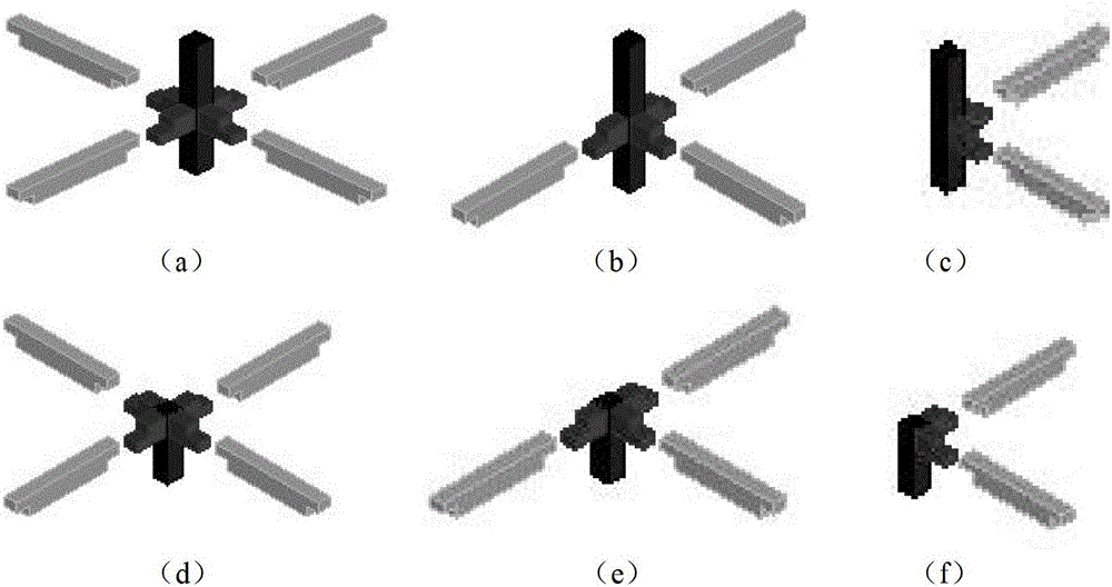 A sub-structure modular prefabricated assembled node-type frame structure assembly method