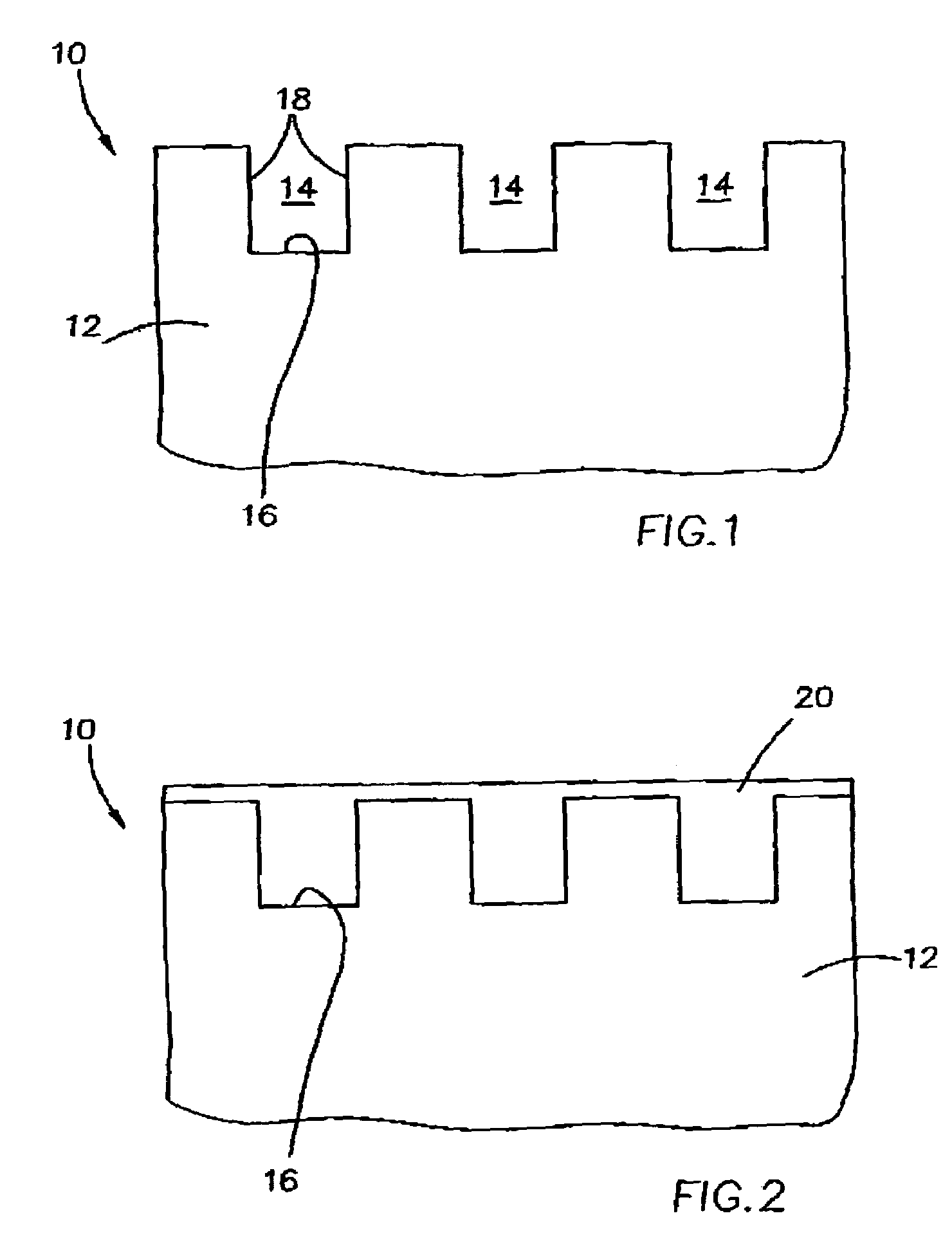 Method of eliminating residual carbon from flowable oxide fill