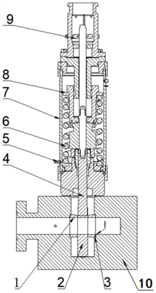 Underwater automatic control high-pressure valve