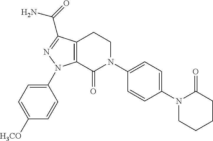 Pharmaceutical composition of apixaban