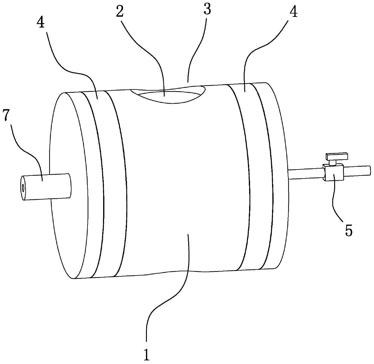 PE welding pipe leakage detection device