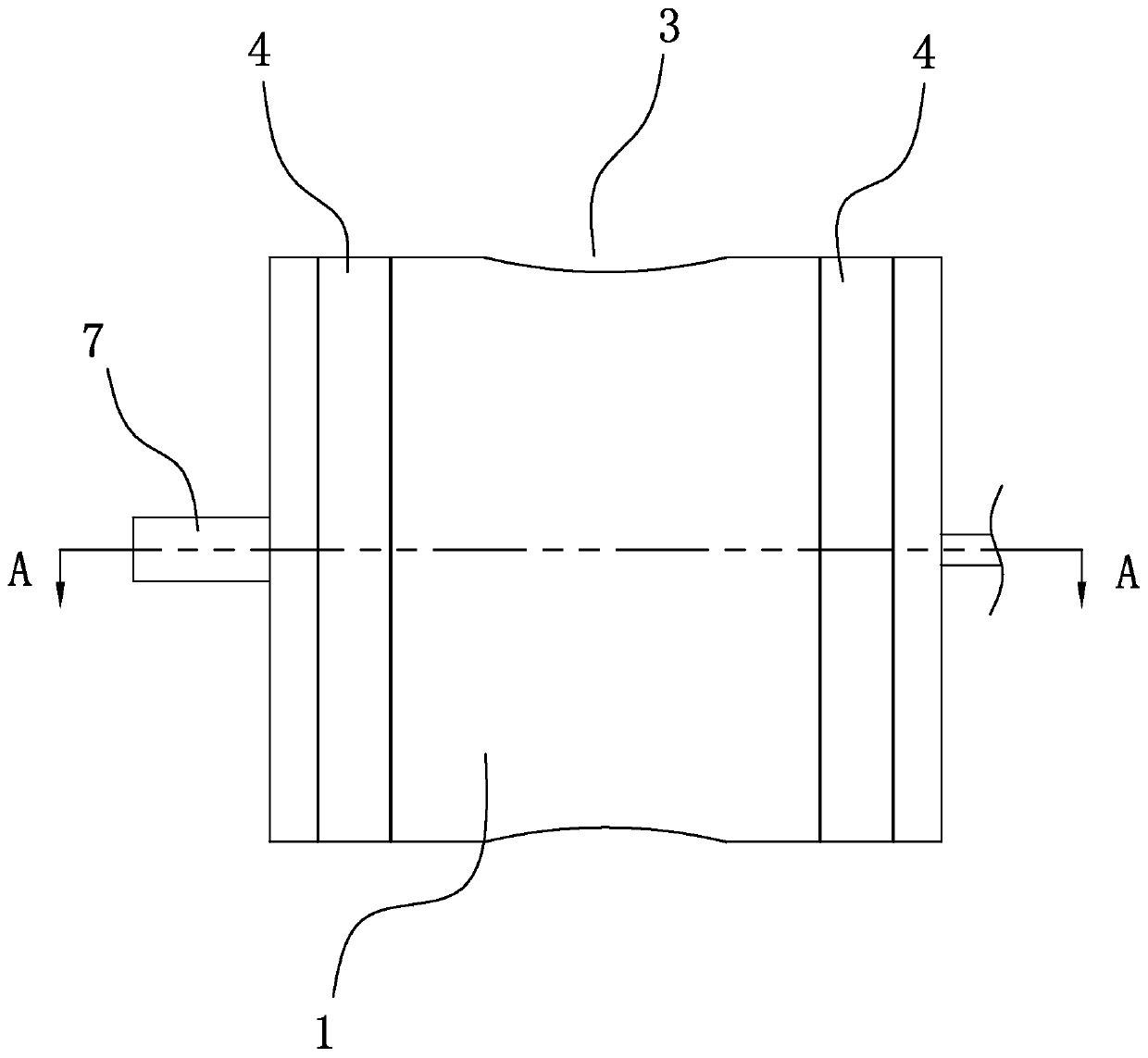 PE welding pipe leakage detection device