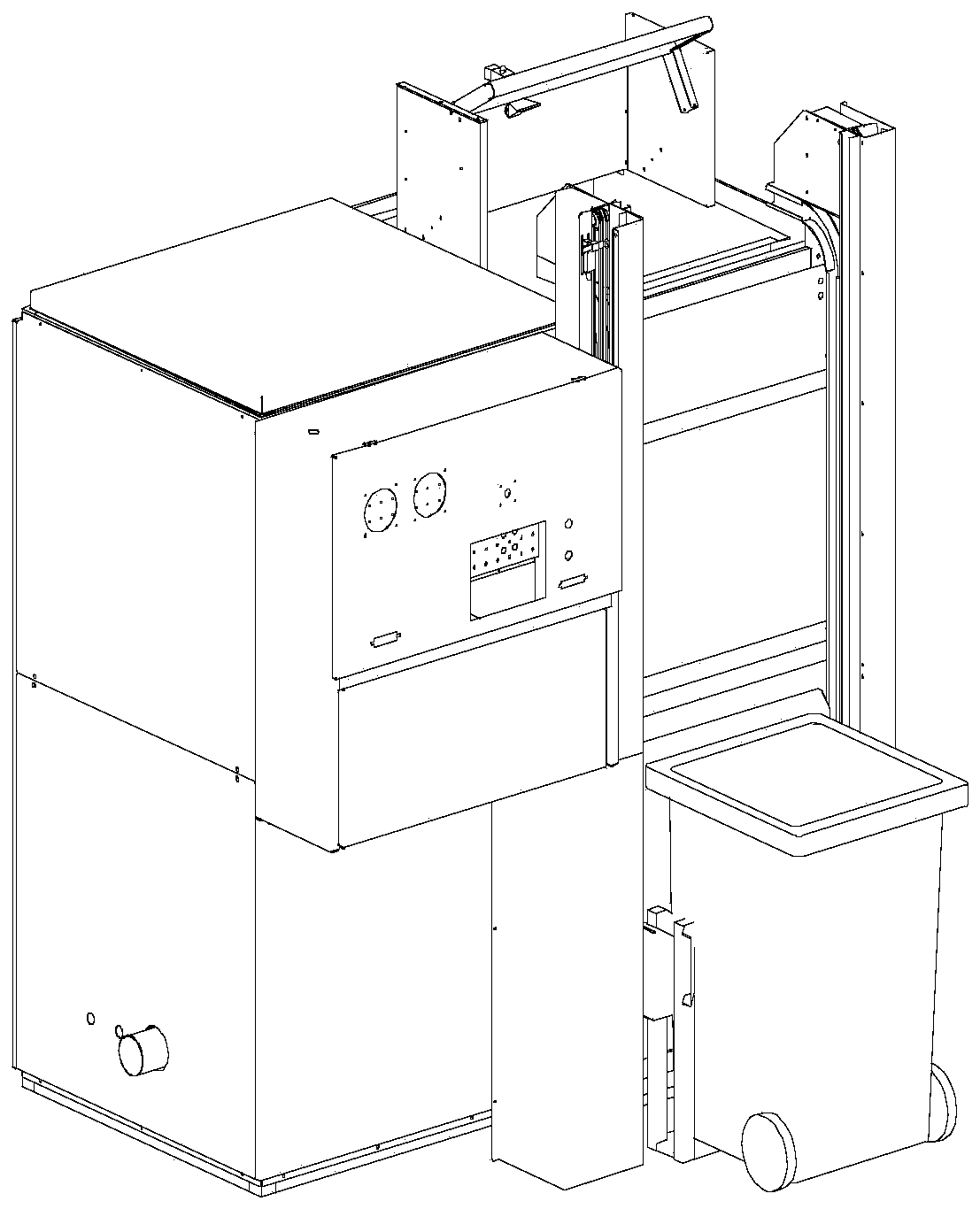 Kitchen waste treatment system and treatment method