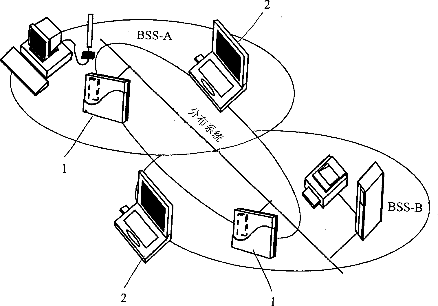Method of isolating user in radio local network