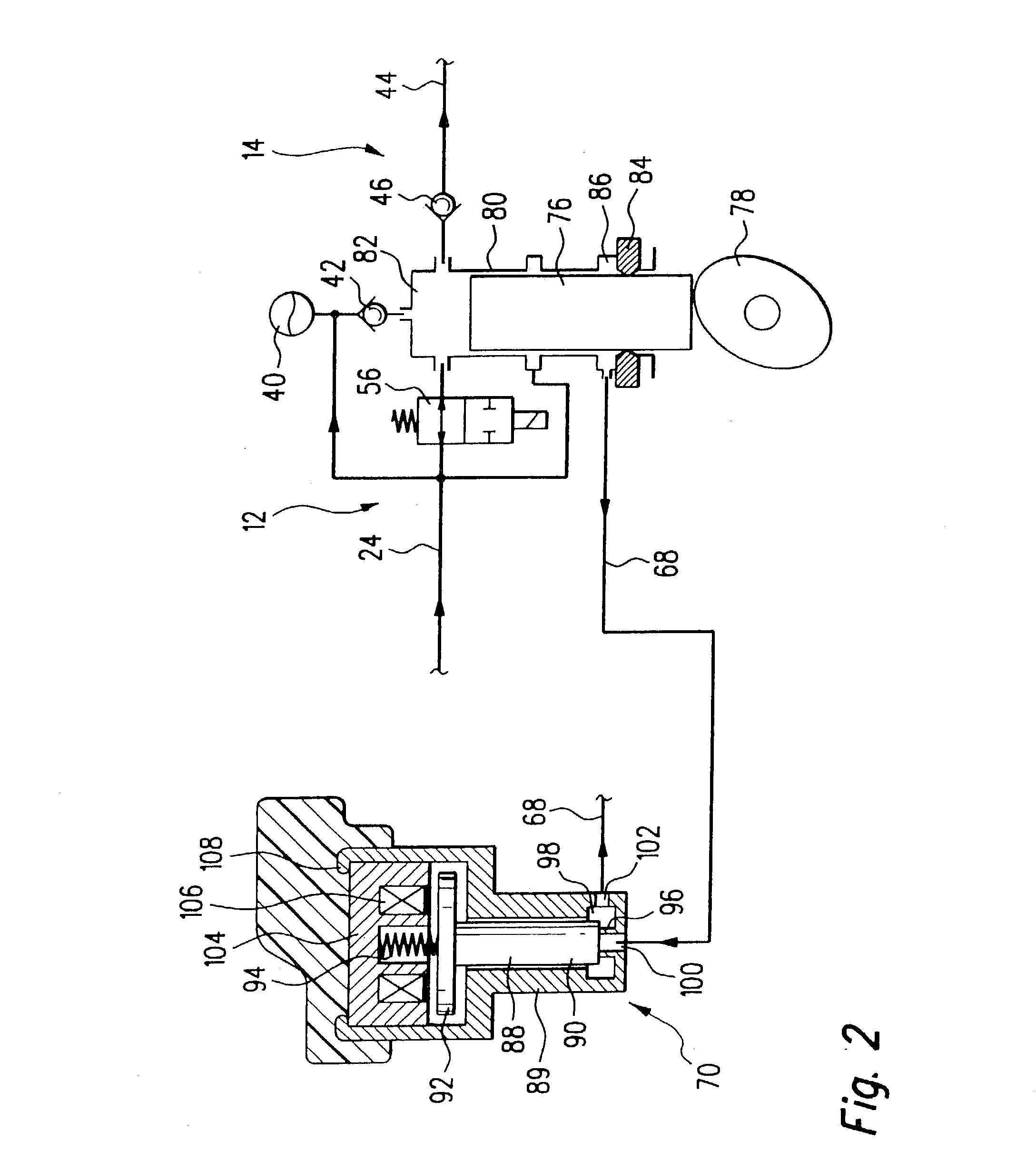 Fuel system, method for operating the fuel system, computer programme and control device and/or regulator for controlling said system