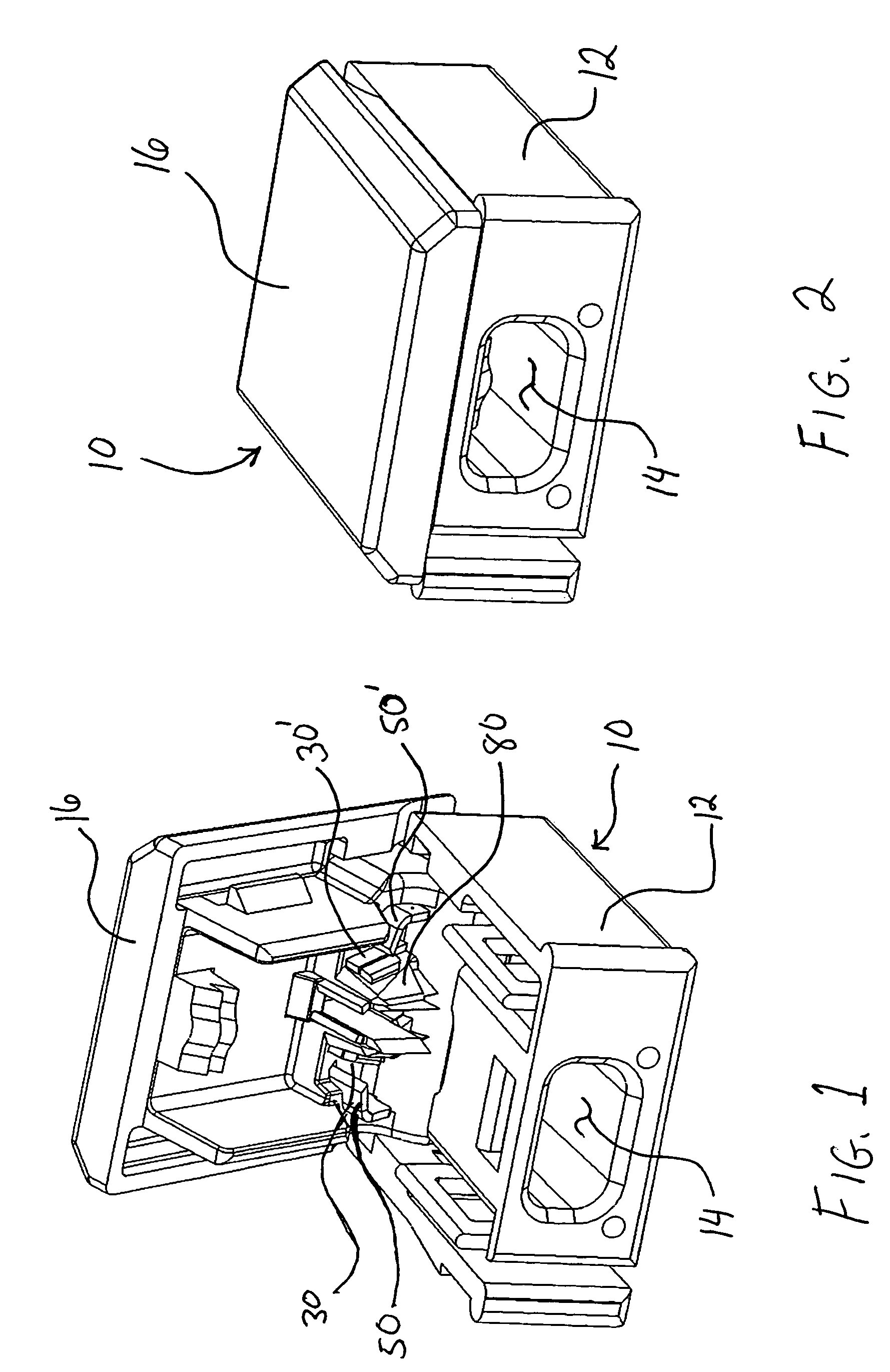 Contact device for insulation displacement connector