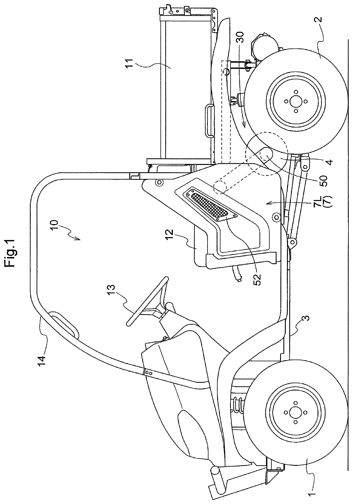 Utility vehicle having continuously variable transmission