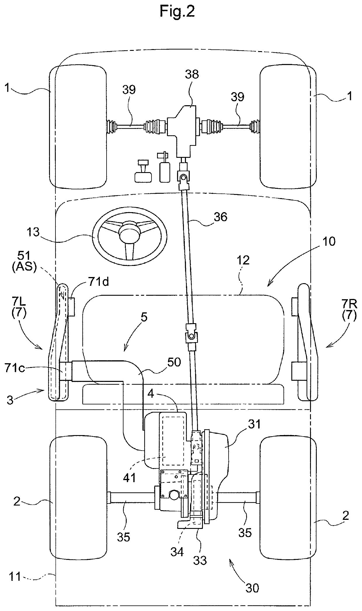 Utility vehicle having continuously variable transmission