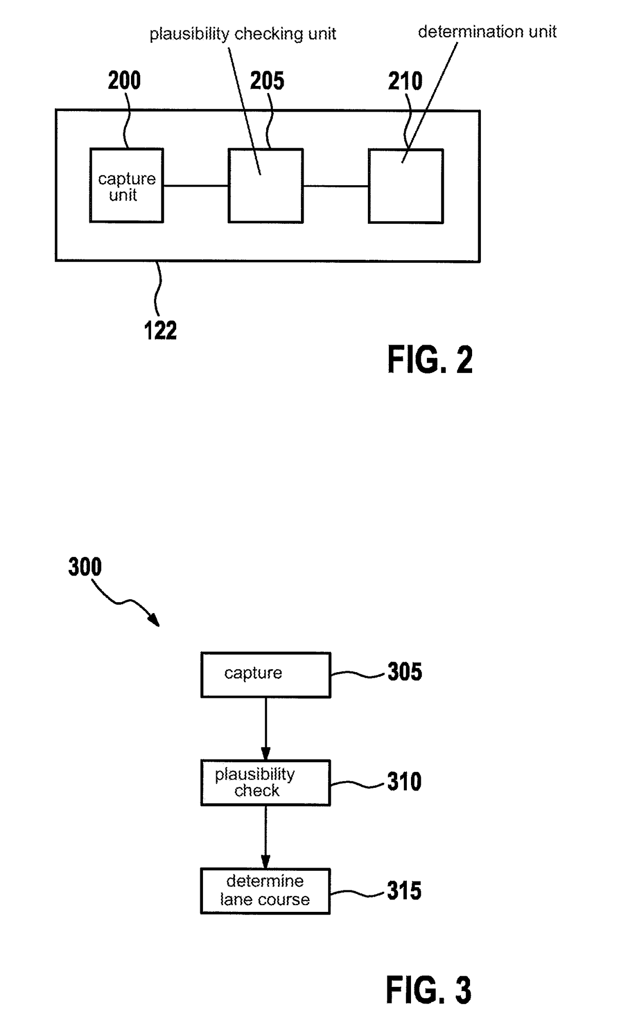 Method and device for determining a lane course of a vehicle