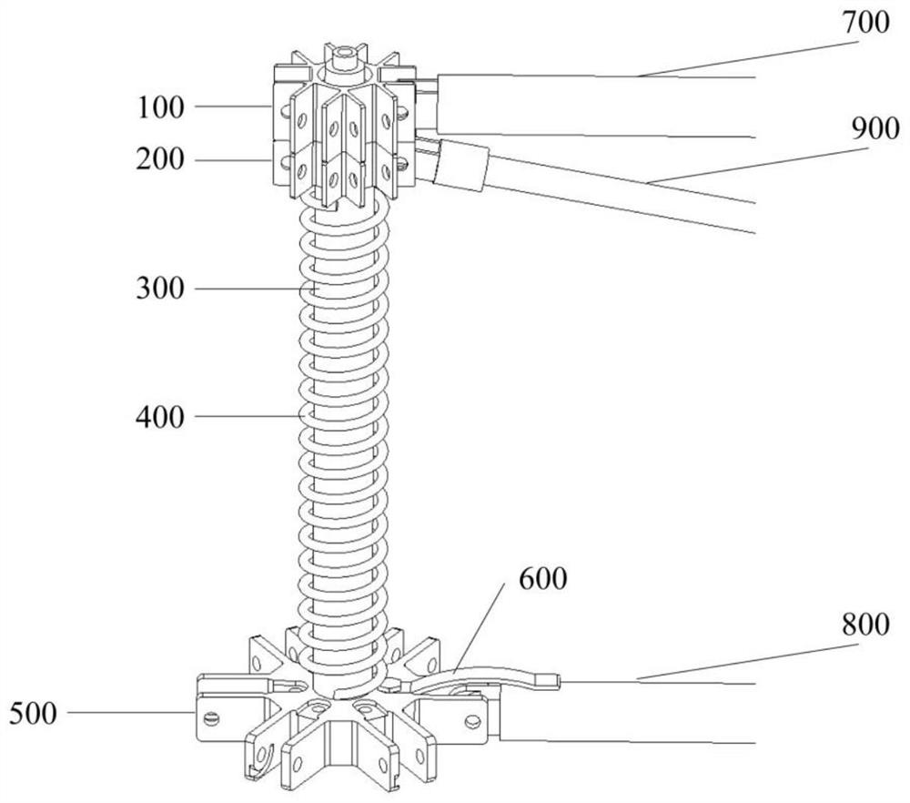 High-storage-ratio modular folding and unfolding supporting truss