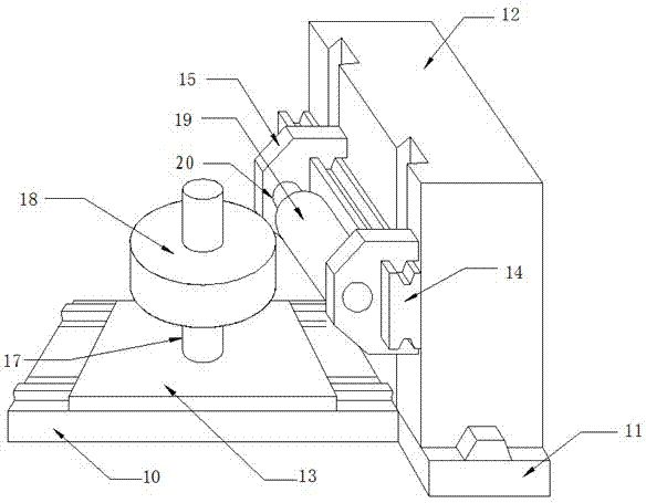 Device for measuring center distance and gear backlash of gear pair
