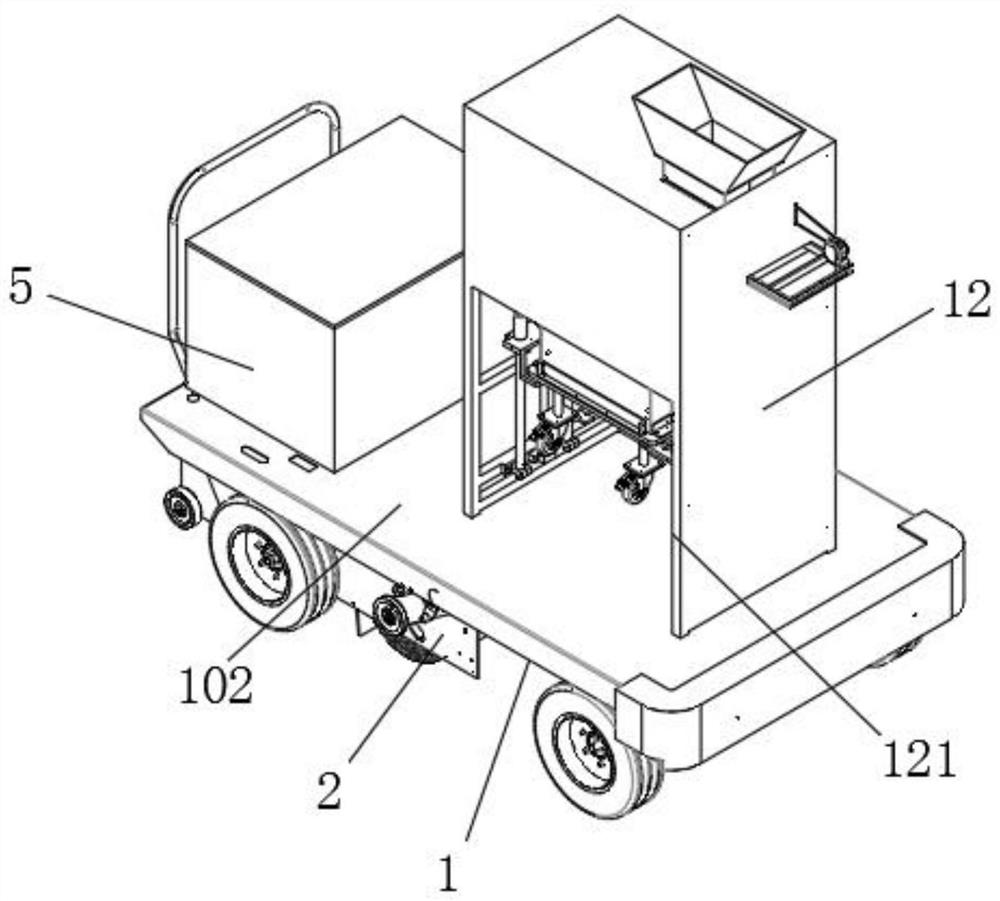 A municipal solid waste collection device with excellent deodorizing effect