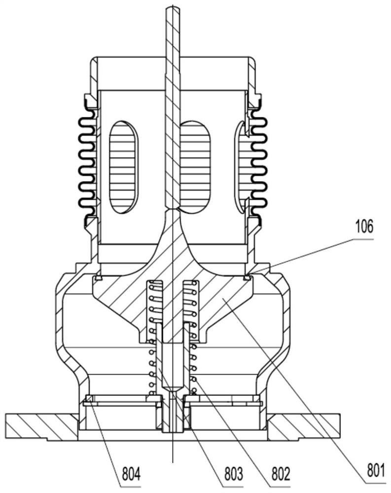 Eccentric locking mechanism applied to zero-second falling-off connector and connector thereof