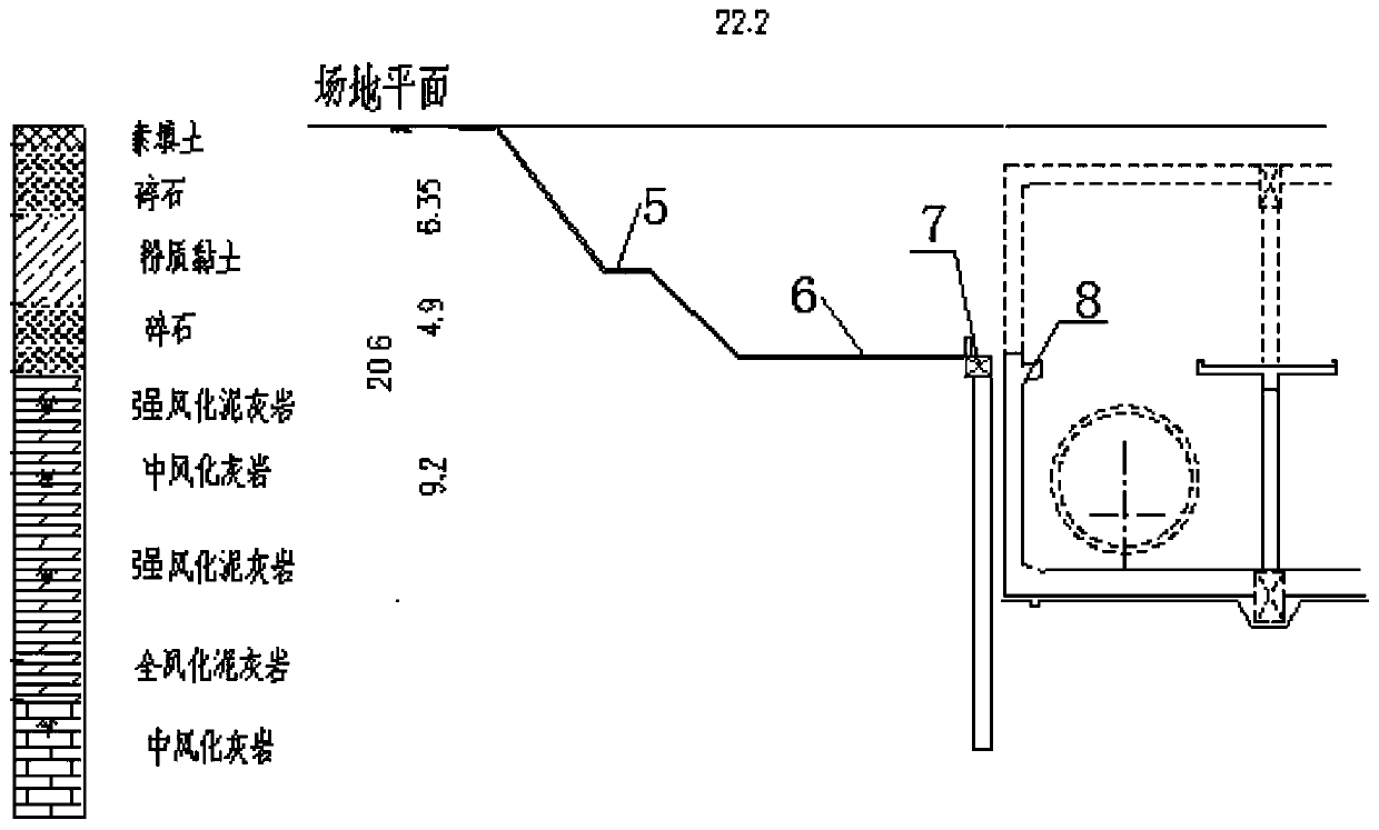 Heavy-load equipment hoisting device and hoisting method based on proximity deep foundation pit construction environment