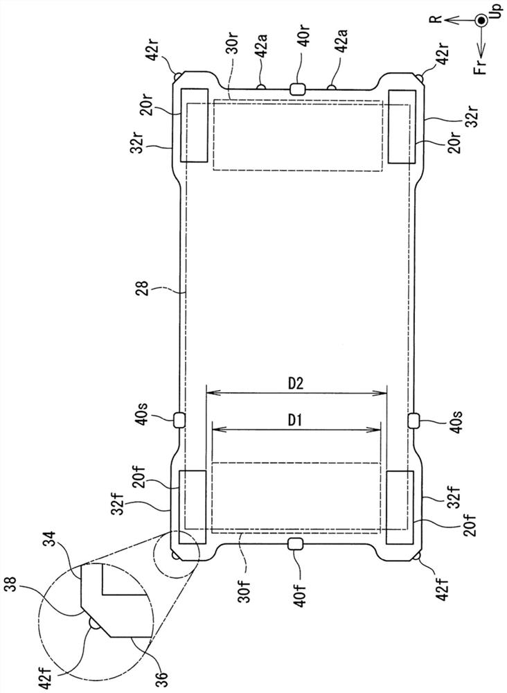 Vehicle capable of driving assistance or automatic driving