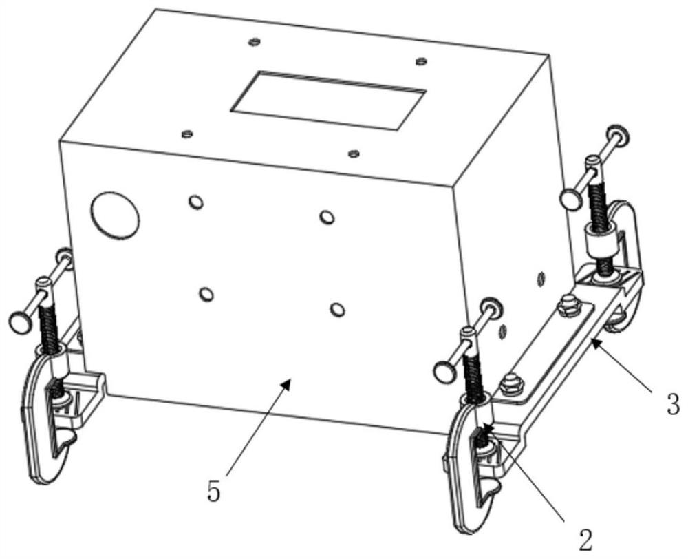 A monitoring device for distance detection and picture transmission at the front end of a crane jib