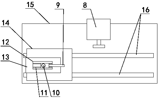 Stone slab grinding processing device