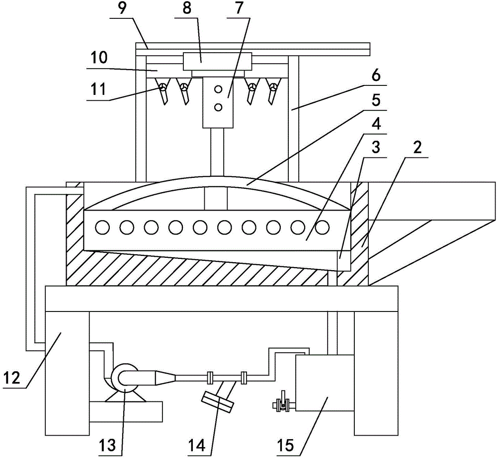 Fast dehydration type straw cleaning mechanism capable of recycling cleaning water