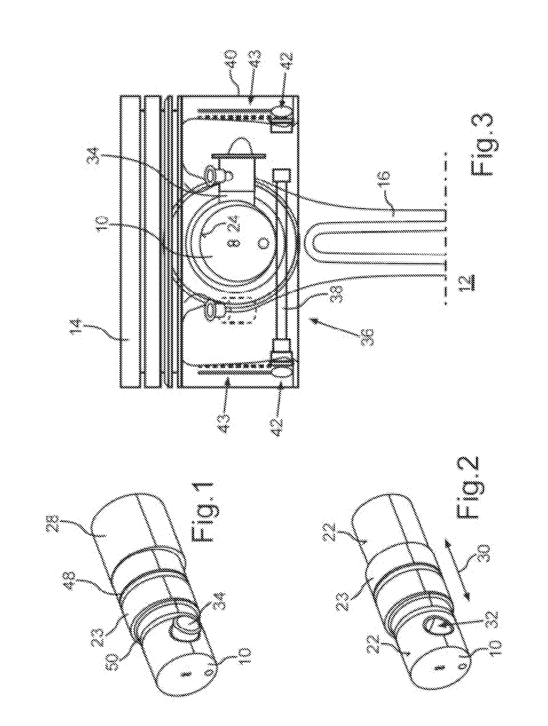 Piston Arrangement for a Combustion Chamber of an Internal Combustion Engine, Having a Variable Compression Ratio