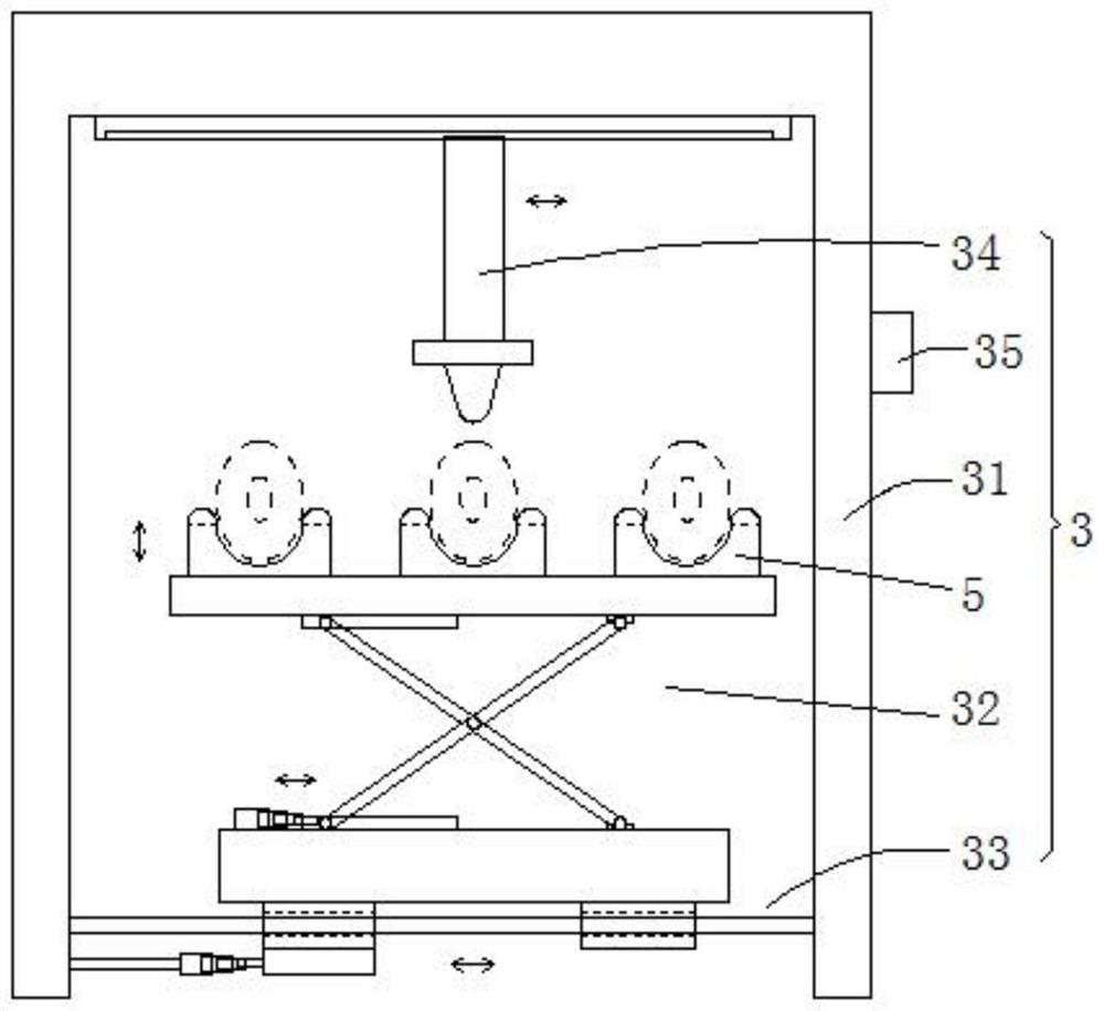 Jujube pitting device