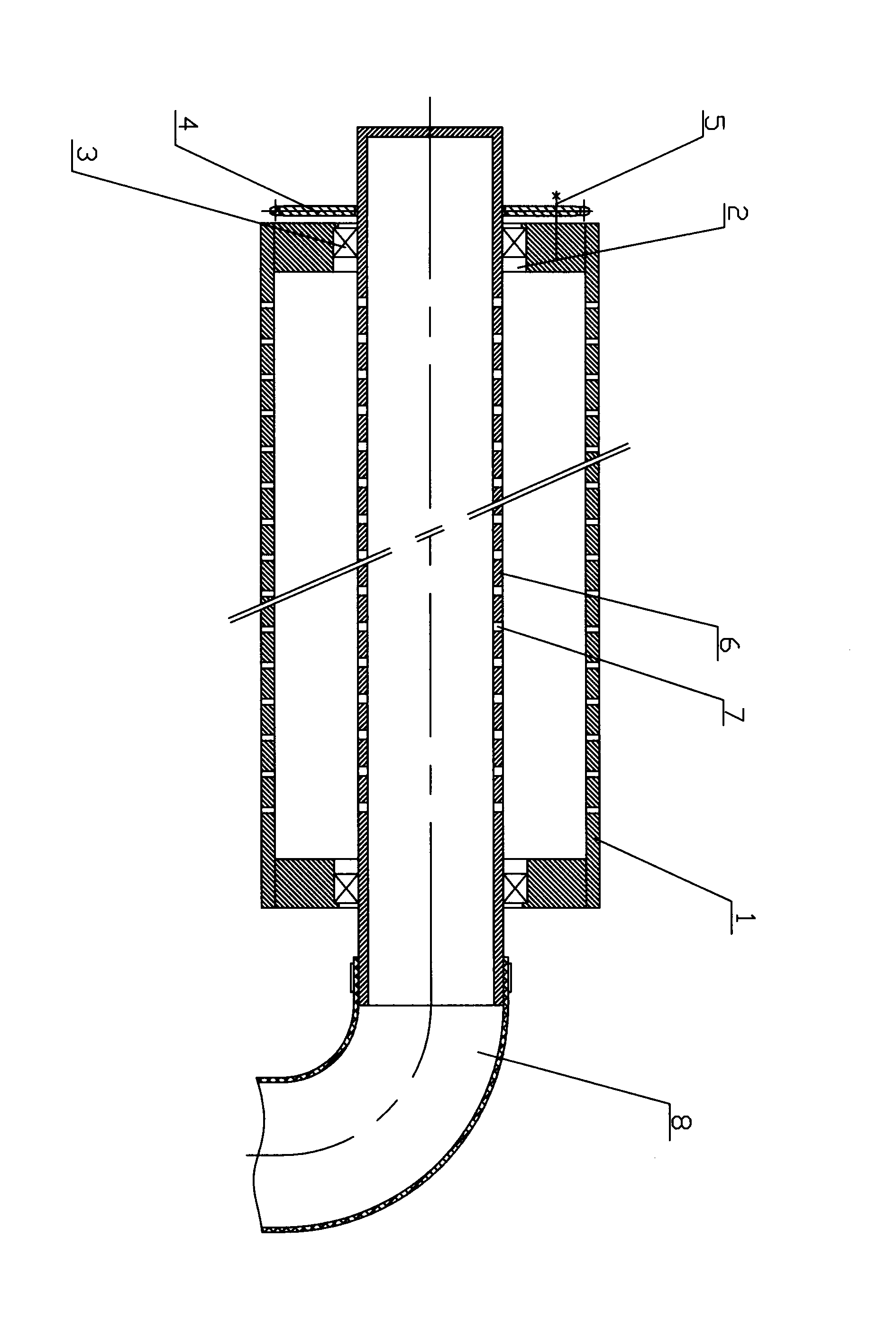 Hot-wind solidification automatic cloth feeding (cloth leading) mechanism