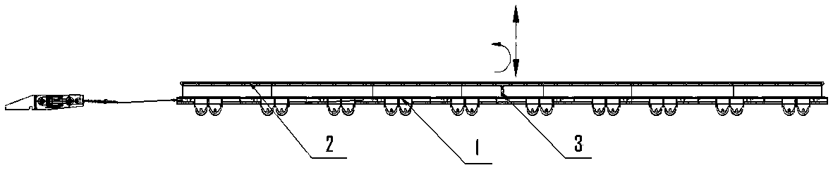 Automatic segment conveying system